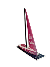 Charger l'image dans la galerie, Maquette en papier imoca Lazare - vue de travers avant tribord