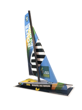 Charger l'image dans la galerie, Maquette de bateau en papier de l'Imoca Route du Rhum - Destination Guadeloupe 2018